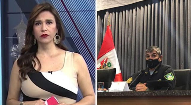 Verónica Linares no quedó tranquila con la conferencia de prensa que otorgó el general PNP Víctor Zanabria Angulo y le preguntó sobre el motivo que tienen para disparar directamente al cuerpo del manifestante.