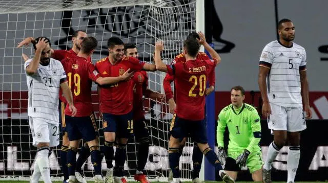 Alemania fue humillado 6-0 ante España.