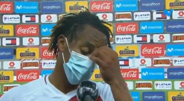 André Carrillo lamentó una nueva derrota de la selección peruana.