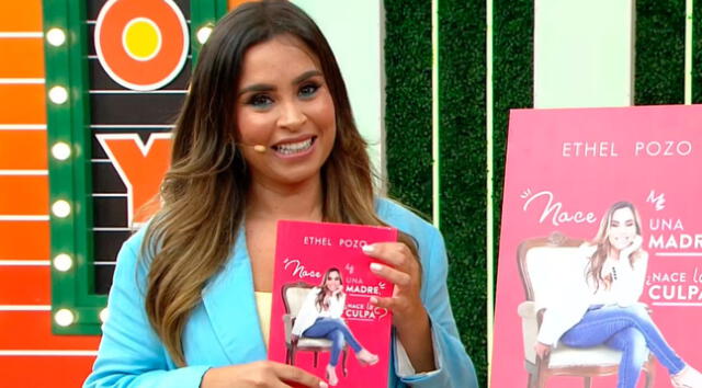 La conductora de América Hoy, Ethel Pozo, manifestó emocionada que quiere que este libro sea un regalo para todas las madres.