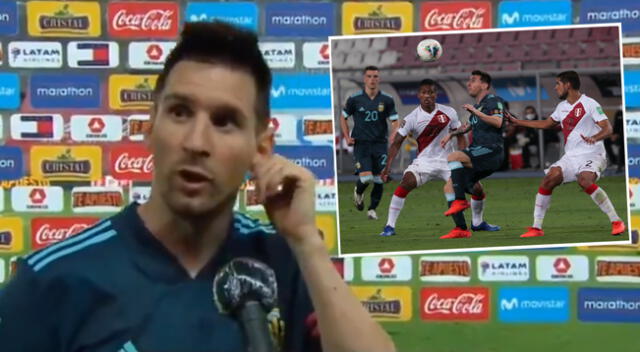 Lionel Messi hizo un análisis de lo que fue el Perú vs. Argentina por las Eliminatorias.