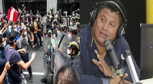 Clavito habla sobre la labor de la Policía durante marchas contra Manuel Merino.