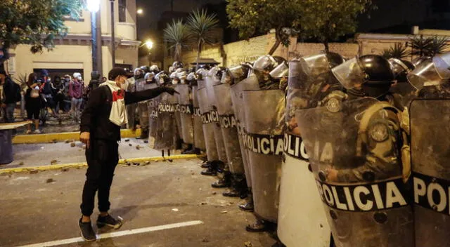 Operación policial en marcha nacional.