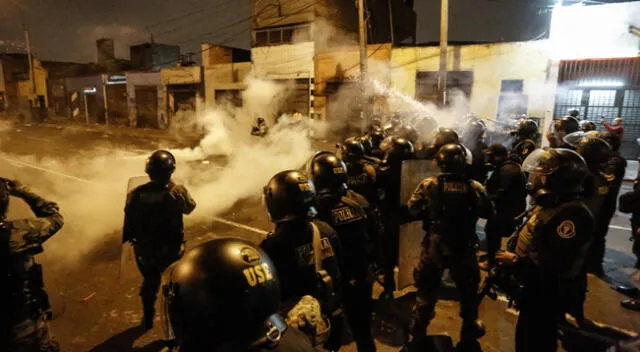 Operación policial en marcha nacional.