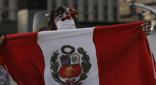 Continúan las manifestaciones en el Centro de Lima.