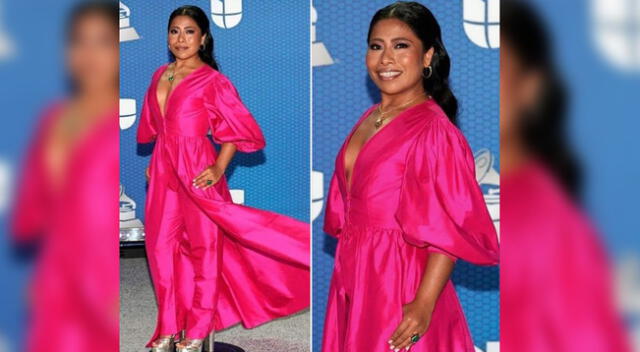 Yalitza Aparicio deslumbra con bello atuendo en los Latin Grammy 2020