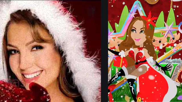 Thalía estrena canción y videoclip de ‘Feliz Navidad’ en ritmo de merengue