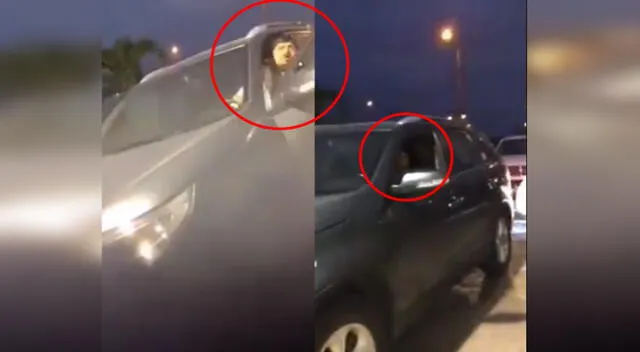 Sujeto insulta y minimiza a vigilante en Piura. Hasta el momento no se ha identificado de quién se trata.