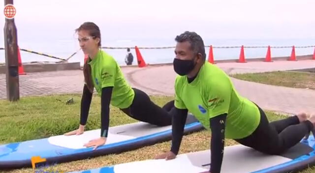 Natalie Vértiz y Choca se fueron a surfear. Ve cómo lo hicieron.