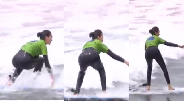 Natalie Vértiz y Choca se fueron a surfear. Ve cómo lo hicieron.