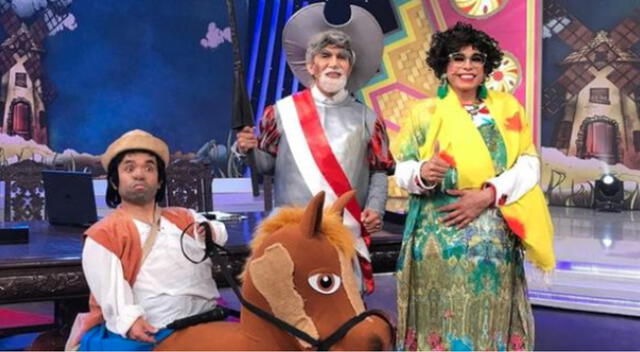 Fernando Armas imita al presidente Francisco Sagasti como ‘Don Quijote’