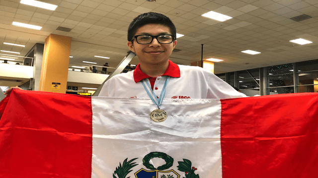 Mijaíl Gutiérrez obtuvo la medalla de oro con nota 20 en la XXXV Olimpiada Iberoamericana de Matemáticas .