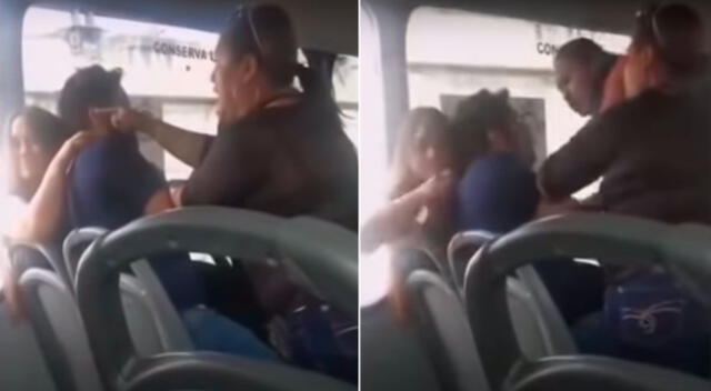 La mujer subió al mismo bus que su esposo y lo encontró con su amante.