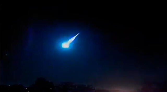 El meteorito fue grabado por por un observatorio que se encuentra a 426,9 km.