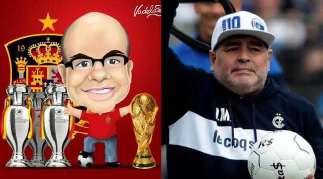 El periodista Alexis Martín-Tamayo, conocido como Mister Chip, compartió un emotivo mensaje tras la muerte de Diego Armando Maradona.