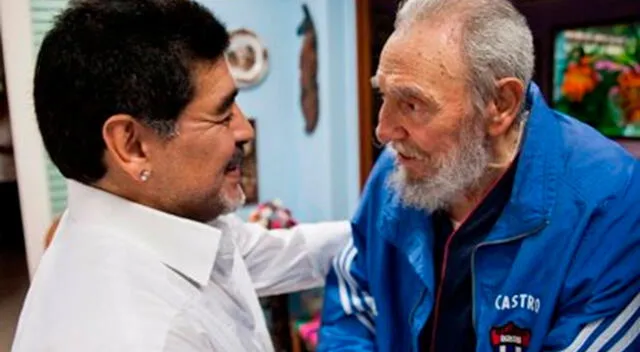 Maradona ha mostrado una profunda admiración y respeto al expresidente de Cuba Fidel Castro.