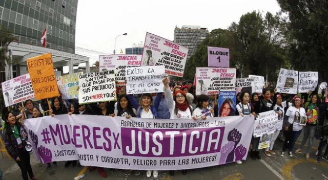 Marcha contra la violencia de género.