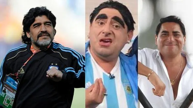 Carlos Álvarez lamentó muerte de Diego Armando Maradona: “Disfruté mucho imitándolo”