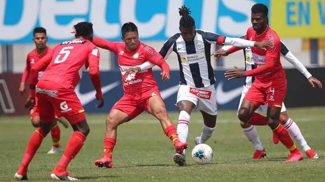 Alianza Lima en la fase 1 empató con Huancayo 1 a 1 .