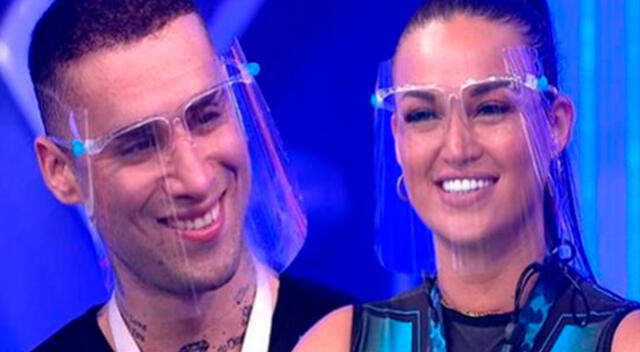 Tras ganar una competencia en EEG, Jota Benz quedó emocionado al ver a Angie Arizaga festejándolo al ritmo de "Amor a primera vista".