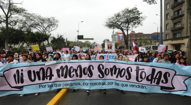 Marcha contra la violencia de género.