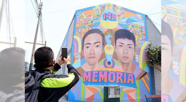 Realizan mural en memoria de los jóvenes fallecidos en marcha.