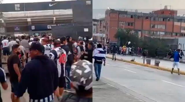 Hinchas ingresan a la fuerza a Matute