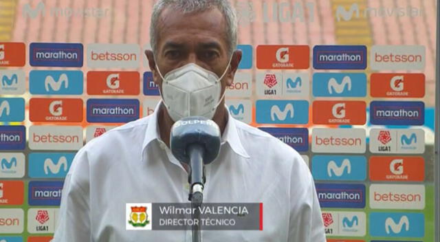 Wilmar Valencia, técnico de Sport Huancayo tiene las cosas claras.