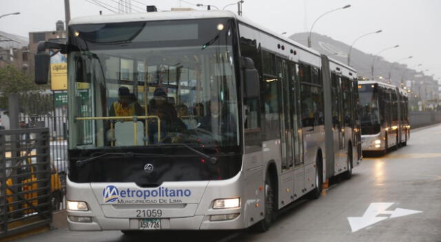Buses del Metropolitano dejará de funcionar desde el 1 de diciembre.