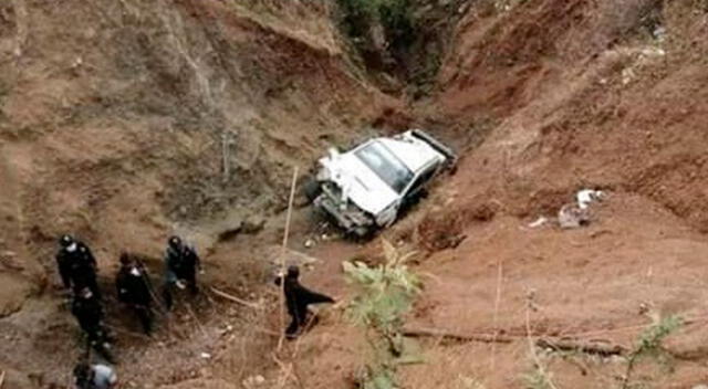 Camioneta se despista en La Libertad