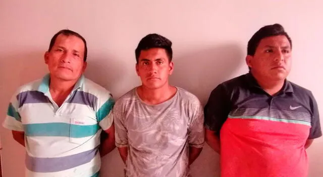 Los tres sujetos fueron conducidos hasta el Departamento de Investigación Criminal de Paiján para ser denunciados por el delito contra el patrimonio en la modalidad de usurpación agravada.