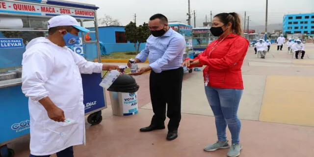 Alcalde de Comas encabezó campaña