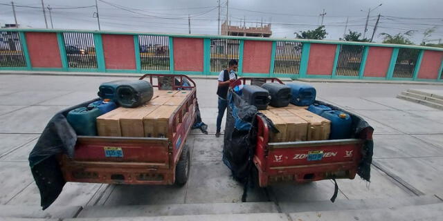 Utilizaban motos furgón para transportar ilegal mercadería