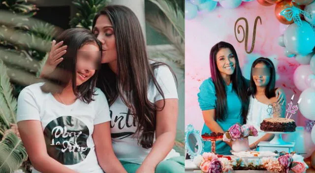 Tula Rodríguez pendiente de la salud de su hija.