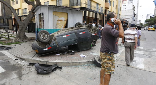 Choque en el Cercado de Lima.