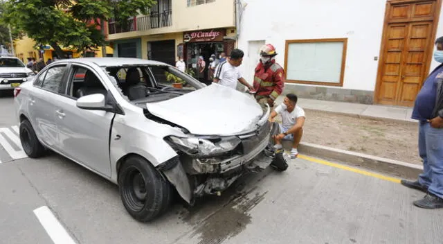 Choque en el Cercado de Lima.