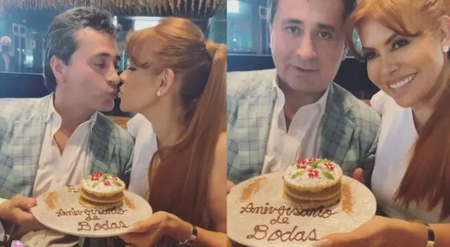 Magaly Medina celebra aniversario de bodas con Alfredo Zambrano.