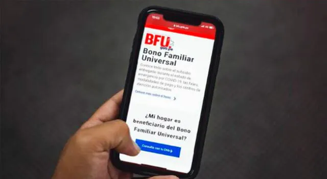 ¡Atentos beneficiarios del BFU! Afíliate hoy al link del Segundo Bono Familiar Universal si el último dígito de tu DNI es 8.