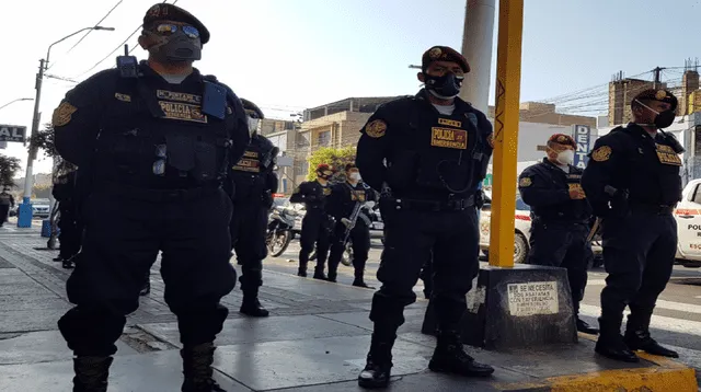 250 efectivos policiales resguardarán la seguridad de la ciudadanía durante Navidad y Año Nuevo en Gamarra.
