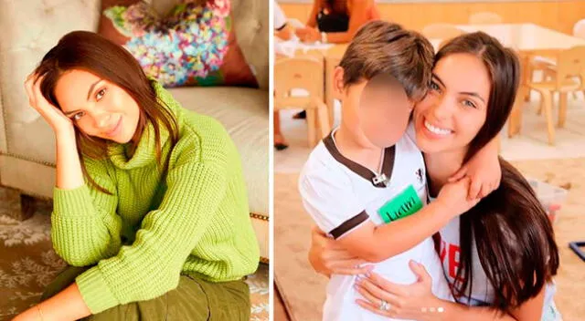 Natalie Vértiz orgullosa de su hijo Liam.