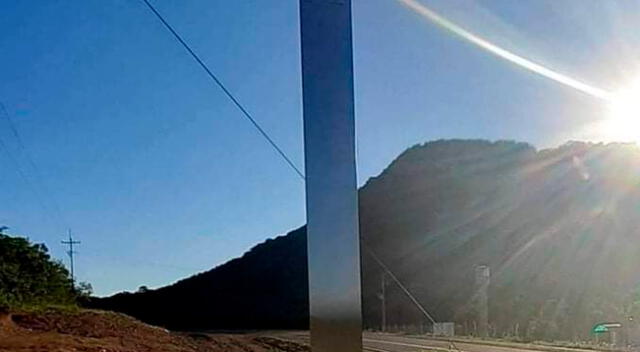 El nuevo monolito metálico fue encontrado en una ladera, entre los cerros Hû y San Rafael, en la ciudad de Paraguarí.