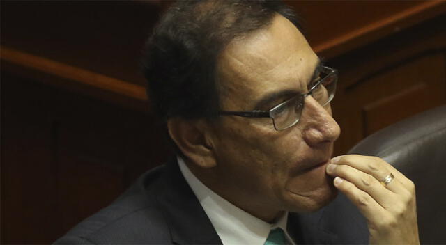 Martín Vizcarra acudió a la sesión de Fiscalización.
