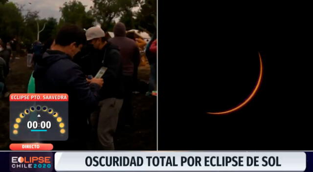 Chile vivió el eclipse total de Sol.