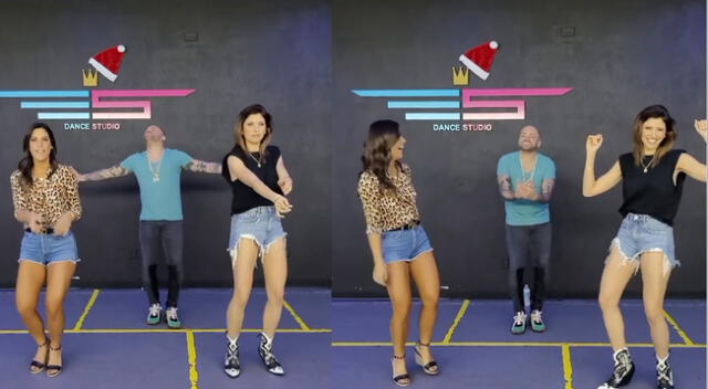 María Pía y Anna Carina Copello protagonizan divertida coreografía junto al cantante Nacho