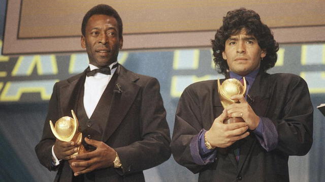 Pelé y Maradona en el equipo histórico