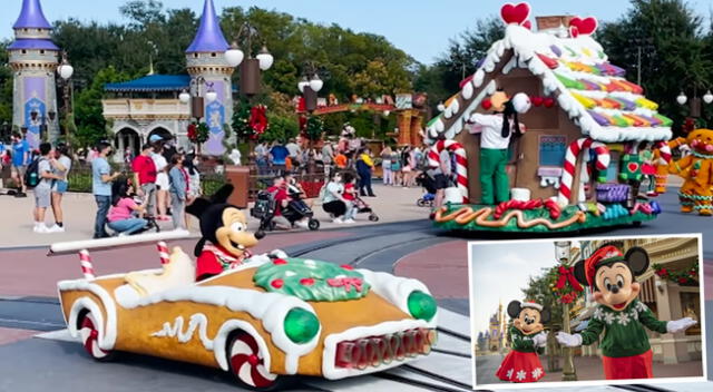 Mágica Navidad 2020 en Disney World, Estados Unidos.