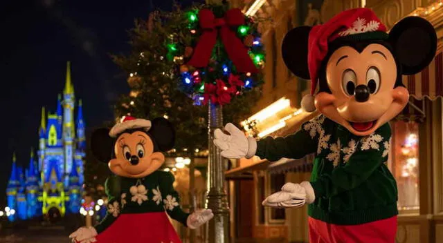Mágica Navidad 2020 en Disney World, Estados Unidos.