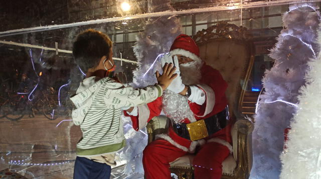 Papá Noel ‘anti-COVID’