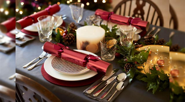 Aprende decorar tu mesa para esta Navidad.