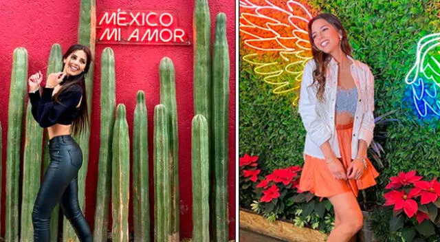 Luciana Fuster encantada con México.
